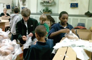 Harvest On Vine Food Pantry and Charlestown community deliver Thanksgiving joy